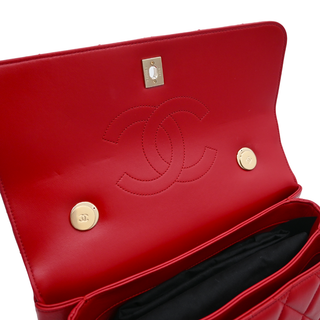 Red Medium Trendy CC Flap Bag