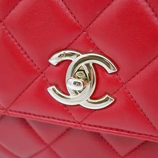 Red Medium Trendy CC Flap Bag