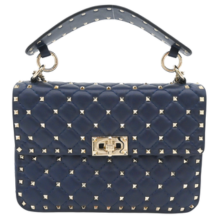 Rockstud Spike Quilted Chain Shoulder Bag