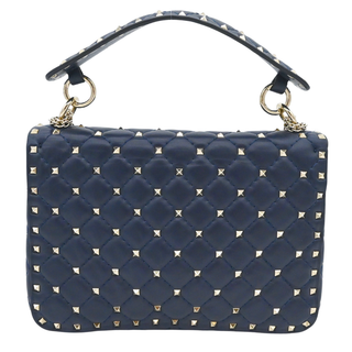 Rockstud Spike Quilted Chain Shoulder Bag
