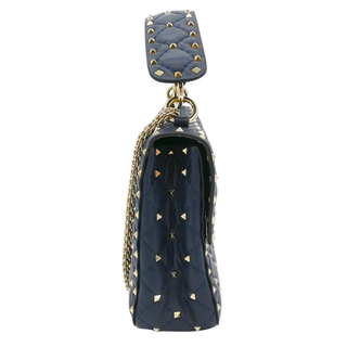Rockstud Spike Quilted Chain Shoulder Bag