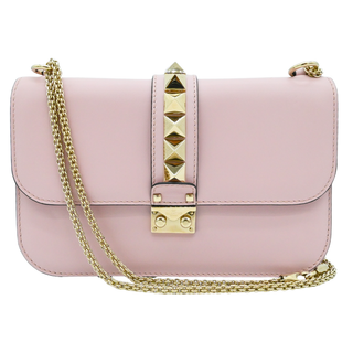 Glam Lock Rockstud Chain Shoulder Bag