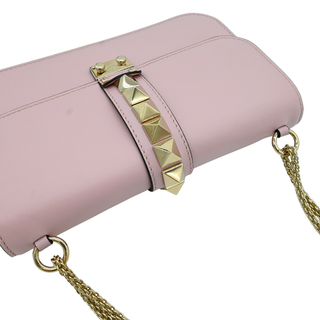 Glam Lock Rockstud Chain Shoulder Bag