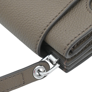 TORY BURCH | Lee Radziwill Dark Taupe Leather Shoulder Bag