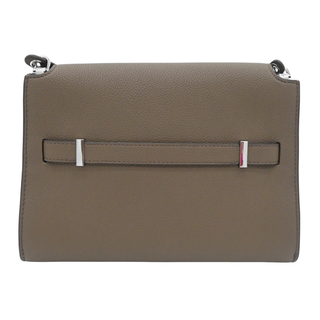 TORY BURCH | Lee Radziwill Dark Taupe Leather Shoulder Bag