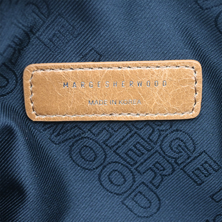 MARGESHERWOOD | Bessette Tan Leather Shoulder Bag
