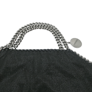 STELLA MCCARTNEY | Black Vegan Suede Falabella Shoulder Bag