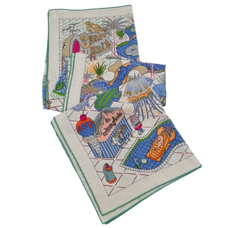 HERMES | Splash Park Cashmere Silk Shawl