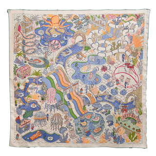 HERMES | Splash Park Cashmere Silk Shawl