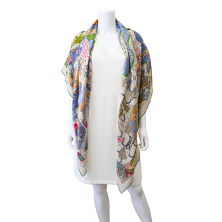 HERMES | Splash Park Cashmere Silk Shawl