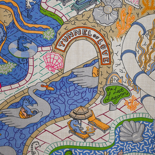 HERMES | Splash Park Cashmere Silk Shawl