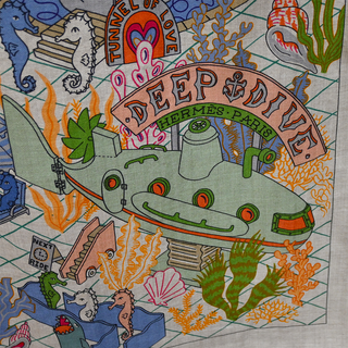 HERMES | Splash Park Cashmere Silk Shawl