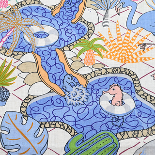 HERMES | Splash Park Cashmere Silk Shawl