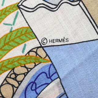 HERMES | Splash Park Cashmere Silk Shawl