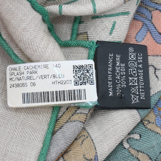 HERMES | Splash Park Cashmere Silk Shawl