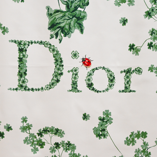 DIOR | Toile de Jouy Clover Square Silk Scarf