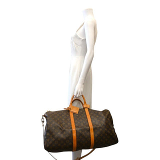 Monogram Keepall Bandouliere 55 Travel Duffel Bag