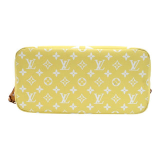 LOUIS VUITTON | Monogram By The Pool Neverfull MM Flower Charm Tote Bag