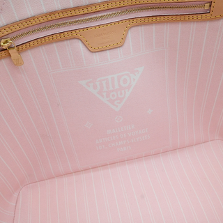 LOUIS VUITTON | Monogram By The Pool Neverfull MM Flower Charm Tote Bag