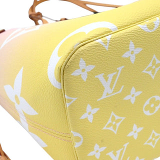 LOUIS VUITTON | Monogram By The Pool Neverfull MM Flower Charm Tote Bag