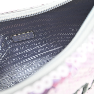 PRADA | Re-Edition Purple Sequin Mini Top Handle Bag