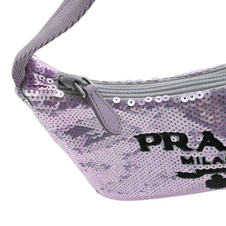 PRADA | Re-Edition Purple Sequin Mini Top Handle Bag