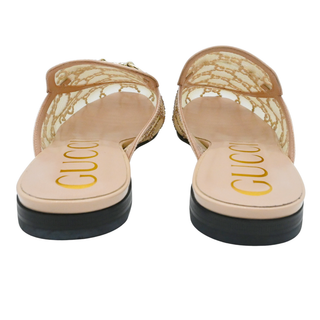 GUCCI | Princetown GG Crystal Embellished Horsebit Mule Loafers