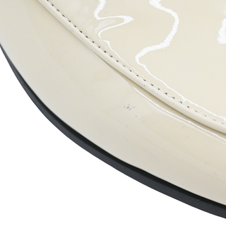 GUCCI | Jordaan Ivory Patent Leather Horsebit Loafers