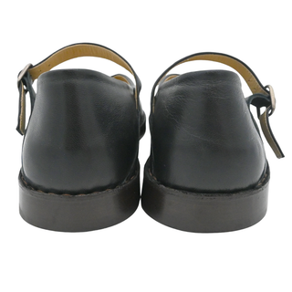 LEMAIRE | Black Leather Square Toe Mary Jane Flats