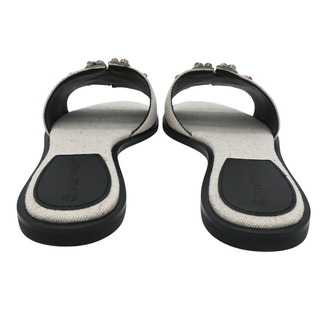 TORY BURCH | Jeweled Logo Slide Sandals