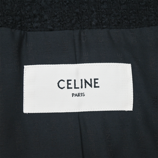 CELINE | Black Bouclé Tweed Chasseur Jacket