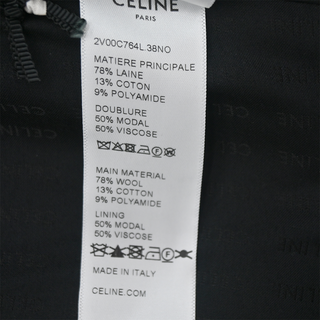 CELINE | Black Bouclé Tweed Chasseur Jacket
