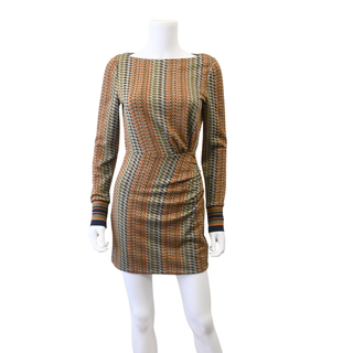 RAMY BROOK | Wheller Geometric Striped Mini Dress