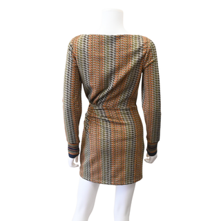 RAMY BROOK | Wheller Geometric Striped Mini Dress