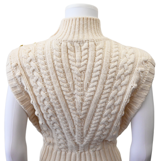 VERONICA BEARD | Holton Wool Cable Knit Sweater Vest