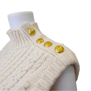 VERONICA BEARD | Holton Wool Cable Knit Sweater Vest