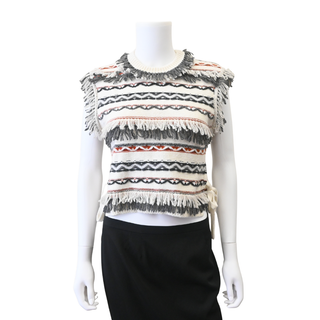 MARIE OLIVER | Desmond Fringed Popover Top