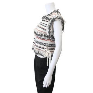 MARIE OLIVER | Desmond Fringed Popover Top