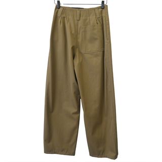 LOEWE | Khaki Green Gabardine Trousers