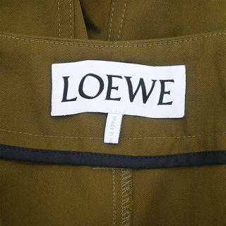 LOEWE | Khaki Green Gabardine Trousers