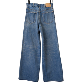 CELINE | Blue Denim Wide Leg Jeans