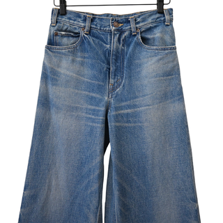 CELINE | Blue Denim Wide Leg Jeans