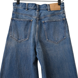 CELINE | Blue Denim Wide Leg Jeans