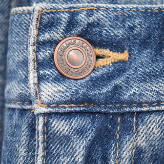 CELINE | Blue Denim Wide Leg Jeans