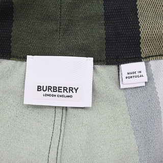 BURBERRY | Green Plaid Stretch Pants