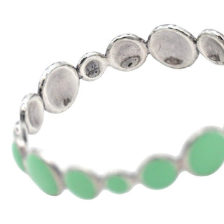 Lollipop Sterling Silver Enamel Bangle