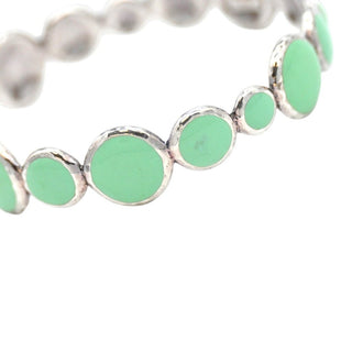 Lollipop Sterling Silver Enamel Bangle