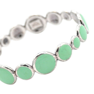 Lollipop Sterling Silver Enamel Bangle