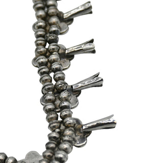 Vintage Navajo Style Squash Blossom Necklace