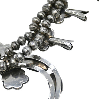 Vintage Navajo Style Squash Blossom Necklace